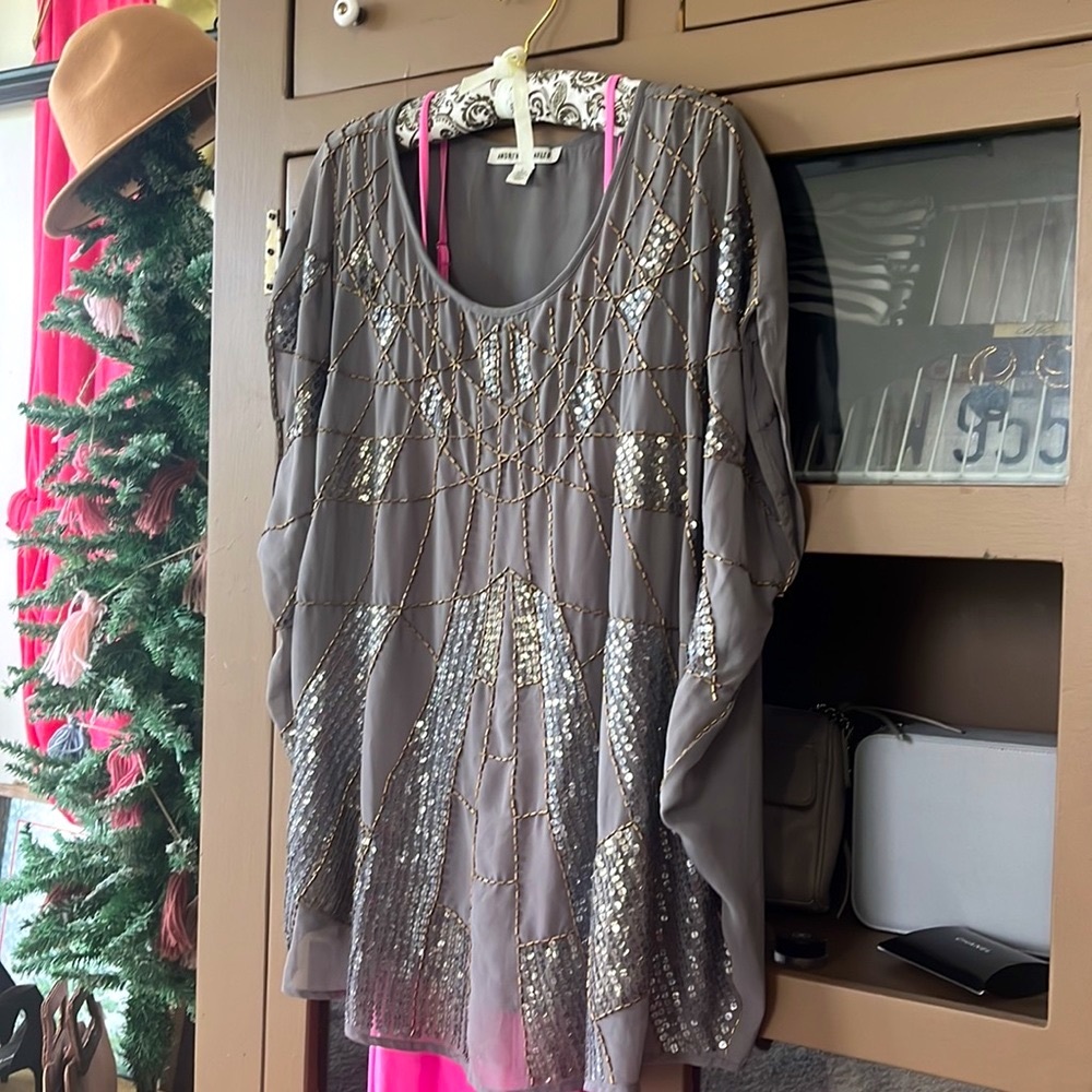 ANDREW CHARLES | Beaded Poncho - Picture 3 of 6